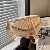 Túi đeo chéo bao tử hoa trà da mềm cá tính đi chơi dạo phố PK 630