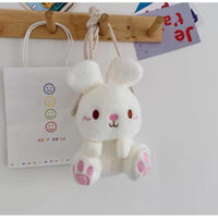 Túi đeo chéo bông gòn hình con thỏ