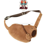 Túi đeo chéo bông hình thú Capybara
