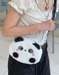 Túi đeo chéo bông Panda