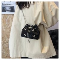 Túi đeo chéo bucket bướm xinh xắn thời trang hàng Quảng Châu có sẵn 700