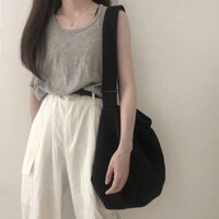 Túi Đeo Chéo Canvas Cỡ Lớn