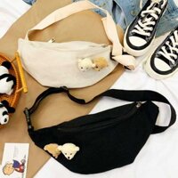 Túi đeo chéo canvas dành cho nữ, học sinh