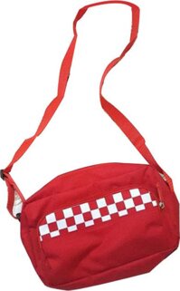 Túi đeo chéo caro nam nữ 01 Shalla - Đỏ