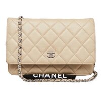Túi Đeo Chéo Chanel Beige Clair Quilted Caviar ...