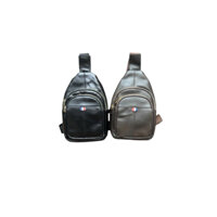 Túi đeo chéo da bò dây khoá kéo đồng kích thước 30x20cm phù hợp đi chơi, du lịch đựng vật dụng cá nhân, túi đeo nam bag