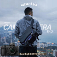 Túi đeo chéo da đựng máy ảnh dạ quang cao cấp CADeN D85 chống sốc chống nước thẩm mĩ