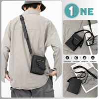 Túi Đeo Chéo Da Hộp Vuông Unisex Sang Trọng Dễ Phối Đồ Đựng Điện Thoại - 6936