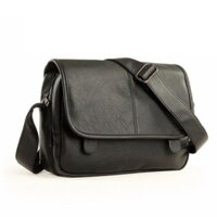 Túi đeo chéo da loại 1 chống nước kiểu trơn 2 pát hít Shalla F20