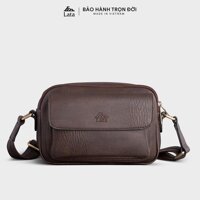 Túi đeo chéo da nam dáng ngang LATA TN26 - Nâu