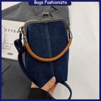Túi đeo chéo Denim Túi xách Mini Ví đựng tiền xu
