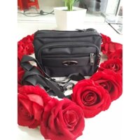 Túi Đeo Chéo Đeo bụng Vải Dù Chiều ngang 19 cm Chất Dù Bóng Đẹp (Ảnh Thật )