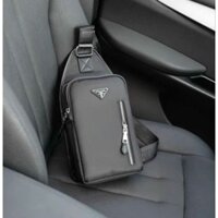 Túi đeo chéo/ đeo ngực prada cho nam hàng full box xịn bao chất