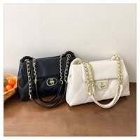 TÚI ĐEO CHÉO ĐEO VAI NỮ KHÓA CHỮ T DA MỀM 857