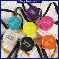 Túi đeo chéo đeo vai trong suốt Túi thạch thời trang tròn