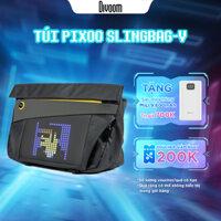 Túi đeo chéo Divoom Pixoo Slingbag-V tích hợp màn hình LED 4.7 inch, đựng laptop/tablet 11 inch, chống nước chuẩn IP23.