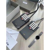 Túi đeo chéo đựng điện thoại da thật cao cấp thương hiệu Thom Browne TB hàng vip 1-1