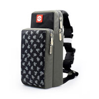 Túi đeo chéo đựng máy Nintendo Switch - Pokemon Họa Tiết Màu Đen Pha Xám