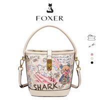 Túi đeo chéo FOXER Túi đeo vai da PU chất lượng cao cấp túi xách nữ xô túi xách