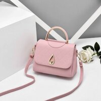 Túi đeo chéo giọt lệ thời trang dạo phố - Hồng nhạt