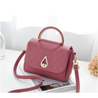 Túi đeo chéo giọt lệ thời trang dạo phố - Hồng đậm