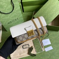 Túi Đeo Chéo Gucci Clutch Nữ Họa Tiết Monogram Cao Cấp 19x10cm