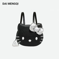 Túi đeo chéo Hello KT dễ thương-Ba lô phong cách dễ thương và phong cách dễ thương Đại học