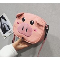 Túi đeo chéo hình bạn Heo hồng dễ thương nhỏ xinh