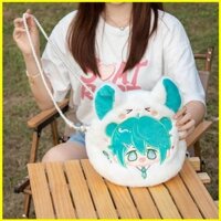 Túi Đeo Chéo Hình Búp Bê hatsune miku Nhồi Bông Đáng Yêu Thời Trang