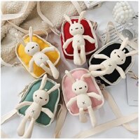 TÚI ĐEO CHÉO HÌNH CHÚ THỎ CHO BÉ GÁI