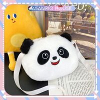 Túi đeo chéo hình Gấu trúc Panda GT1 nhồi bông siêu cute hottrend giá rẻ - Túi gấu bông ASANRIO HOUSE