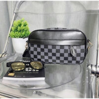 TÚI ĐEO CHÉO HOẠ TIẾT CARO NAM NỮ DA PU