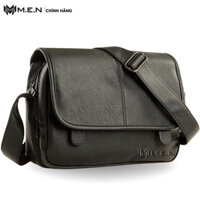 Túi đeo chéo học sinh da siêu dày chống nước phổ thông kiểu trơn 2 pát hít Shalla loại 1 sale