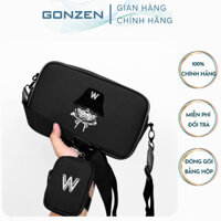 Túi Đeo Chéo Hộp Nam Vải Da Chống Nước ,Túi Xách Nam Đeo Chéo Unisex Mẫu Mới Đang Hót Hiện Nay _GONZEN TX10