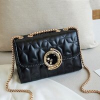 Túi Đeo Chéo Khóa Tròn Vân Nổi T113