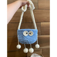 Túi đeo chéo len handmade