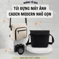 túi đeo chéo máy ảnh CADEN D103 trẻ trung nhỏ gọn phù hợp nhiều phong cách trắng đen