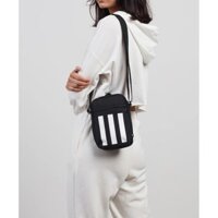 Túi đeo chéo Mini nam nữ Thời trang màu đen - Mini Bag - ESSENTIALS 3 - STRIPES GN1928