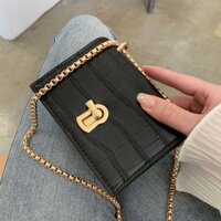 Túi đeo chéo mini nhỏ gọn cá tính - Đen