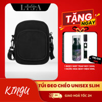 Túi đeo chéo mini UNISEX SLIM BAG, chống nước + TẶNG 1 BODY MIST TRAP BOY 30ML, 1 NƯỚC HOA SEXY MEN 10ML