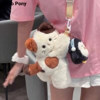 Túi đeo chéo một vai nữ Nico Pony Đồ chơi sang trọng mèo dễ thương ba lô thời trang