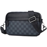 Túi Đeo Chéo Nam Caro Bigbang Luxury Da Pu Chống Nước Chống Trầy Cao Cấp