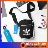 Túi đeo chéo nam nữ Adidas Mini Unisex thời trang, Túi đeo hông hàn quốc giá rẻ chất vải màu đen chống nước