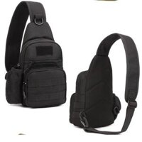 Túi đeo chéo nam nữ phong cách quân đội - Đen
