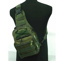 Túi đeo chéo nam nữ phong cách quân đội Army - Màu xanh lính