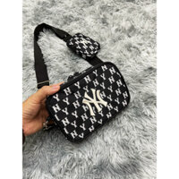 Túi Đeo Chéo Nam Nữ, túi đeo hông Mlb Boston Ny Monogram Dư Xịn