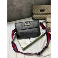 Túi đeo chéo nam nữ unisex nắp gập dáng cặp gucci Munmiu91 hoả tốc