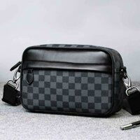 Túi Đeo Chéo Nam/ Nữ unisex Hình Hộp Chữ Nhật Hoạ Tiết Caro