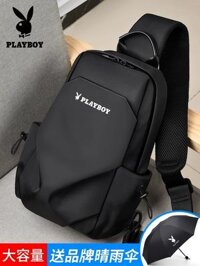 Túi đeo chéo nam Playboy satchel ins túi đeo ngực mùa hè cỡ nhỏ, nhẹ, dung tích lớn, hợp thời trang túi đeo chéo gucci nam túi đeo chéo cho nam