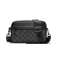 Túi Đeo Chéo Nam Sọc Caro Da PU cao cấp, Túi Đeo Vai, Đeo Ngực Hàn Quốc Thời Trang Đẹp Mắt DC352